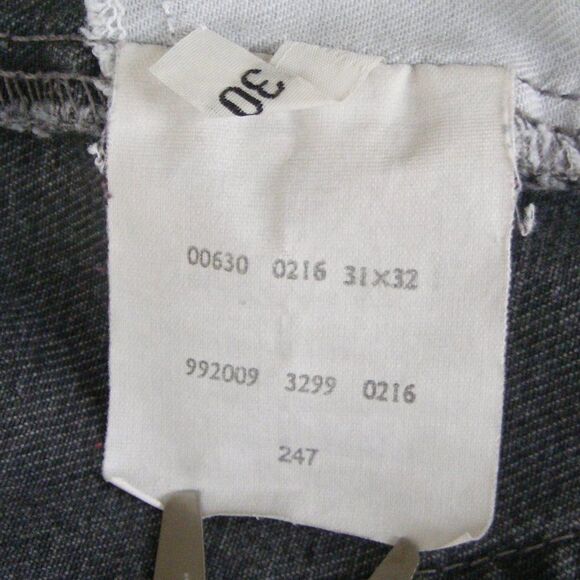LEVI'S Vintage 630 Jeans, 31/29, Orange tab, Faded Black, Shorter/Crop, Zipper - Picture 14 of 14